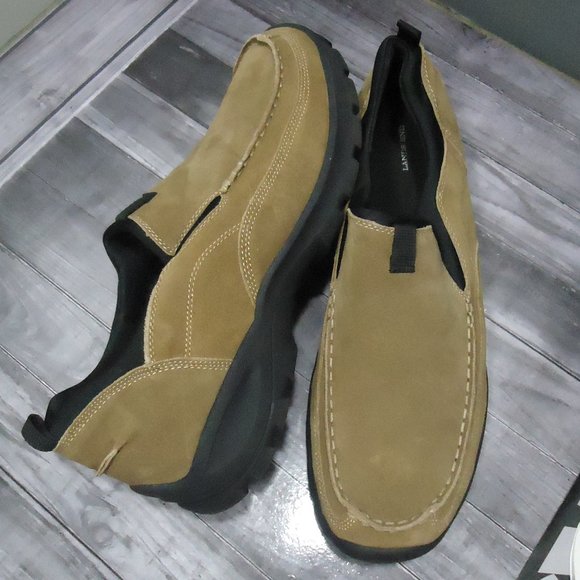 SIZE 13EE. L. L. Bean comfort mocs suede leather shoes loafers. main image 12